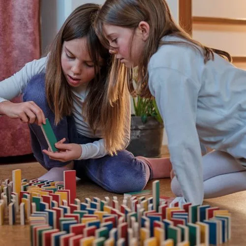 Jeu de construction en bois