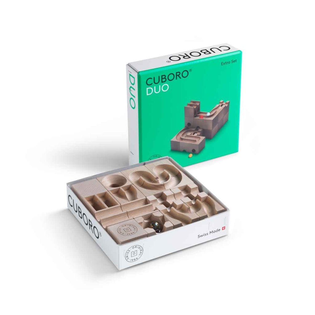 Construire un Circuit à billes avec le Extra Set Cuboro DUO 9 Cuboro Extra Set DUO