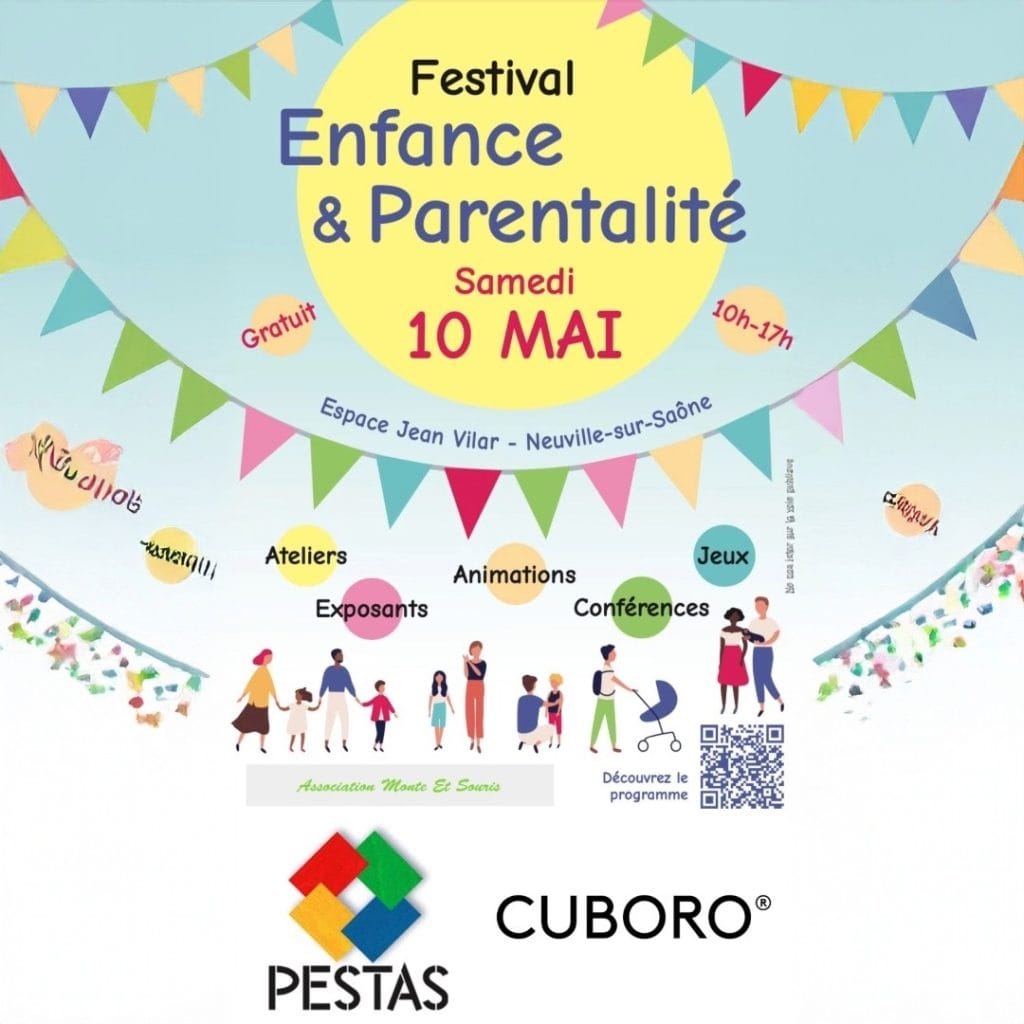 Les jeux PESTAS et Cuboro au Festival Enfance et Parentalité de Neuville-sur-Saône 4 Festival Enfance et Parentalité